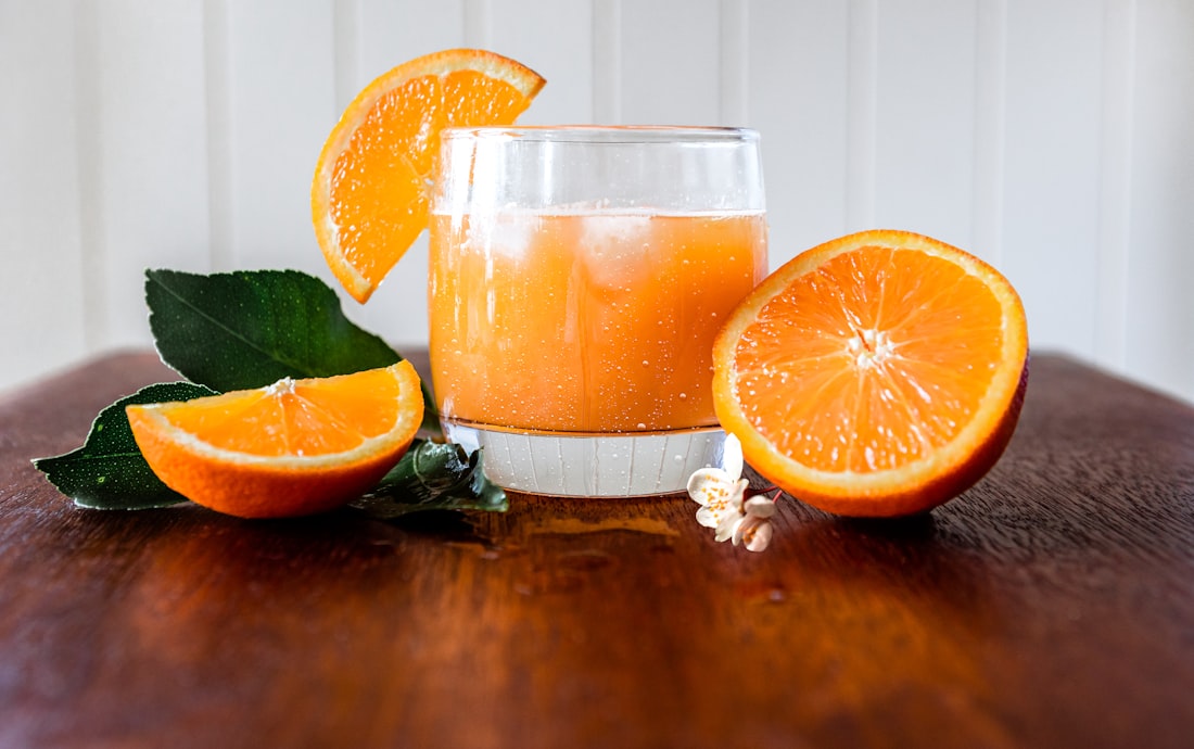 Orange: Fresh orange juice